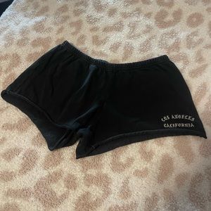 brandy melville graphic sweat shorts